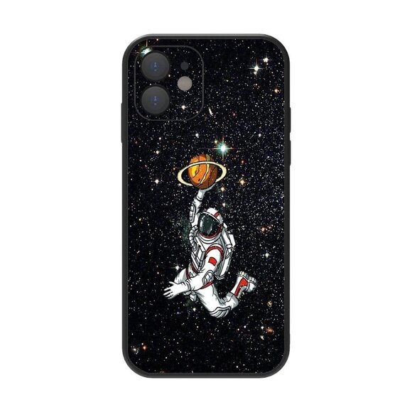 Astronauts iPhone 11 Pro Max Case dunk basketball black NEW space NASA - Picture 1 of 1